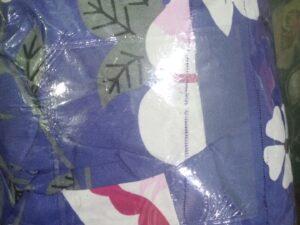 Mattress cover blue